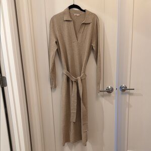 Faherty Tan Knit Dress